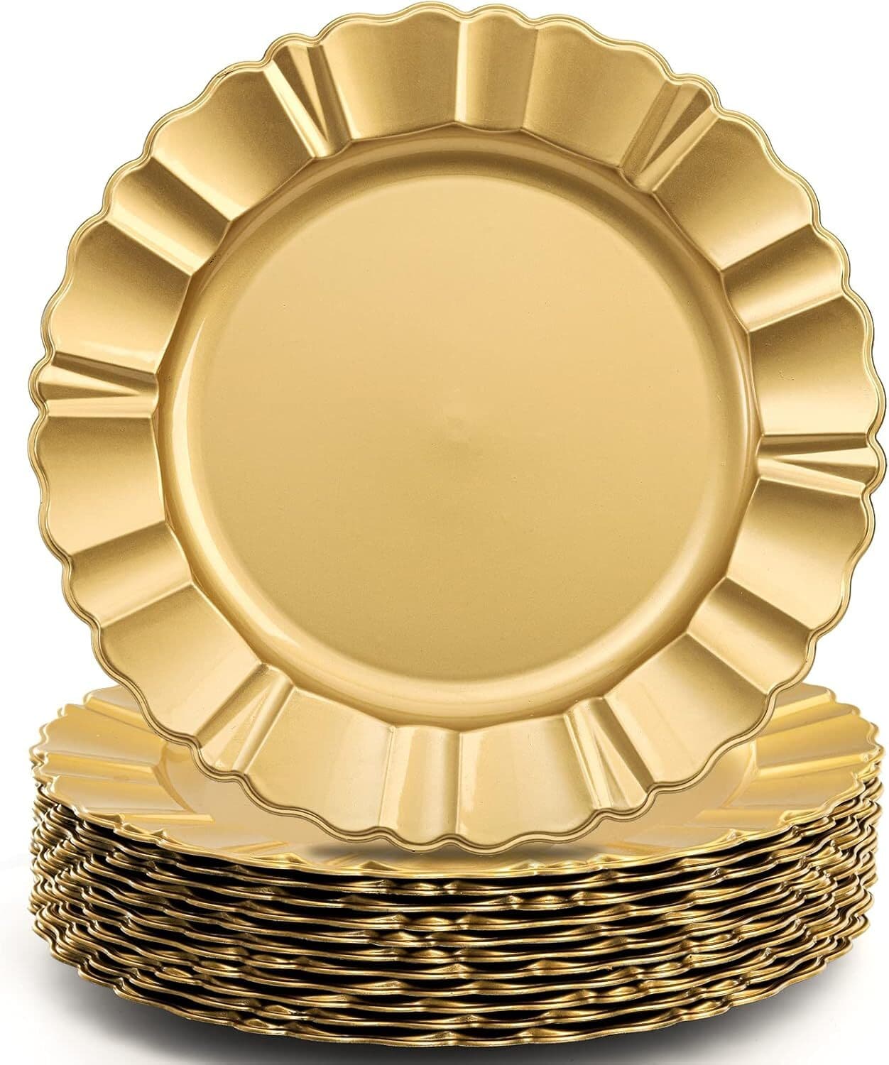 Sous plats dorés