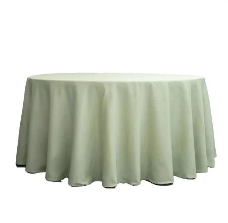 Nappe Ronde Vert sauge 290cm