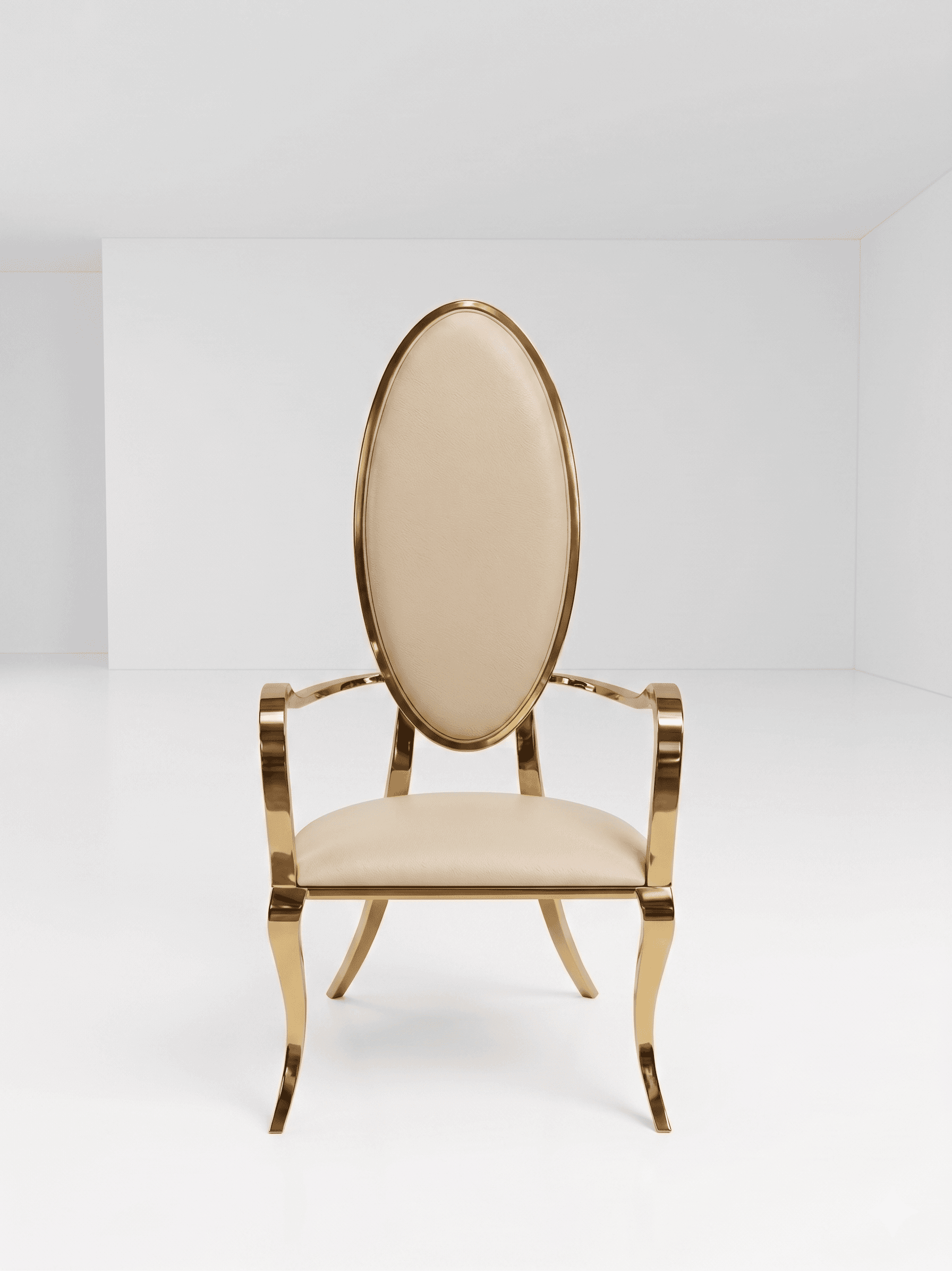 Chaise Royal individuelle Or