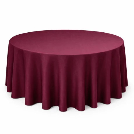 Nappe Ronde Bordeaux 290cm